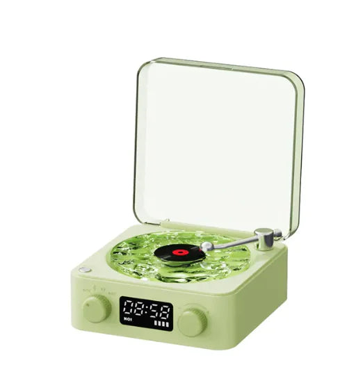 Bluetooth Retro Turntable Speaker with RGB Lights