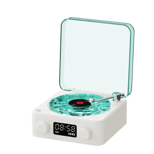 Bluetooth Retro Turntable Speaker with RGB Lights