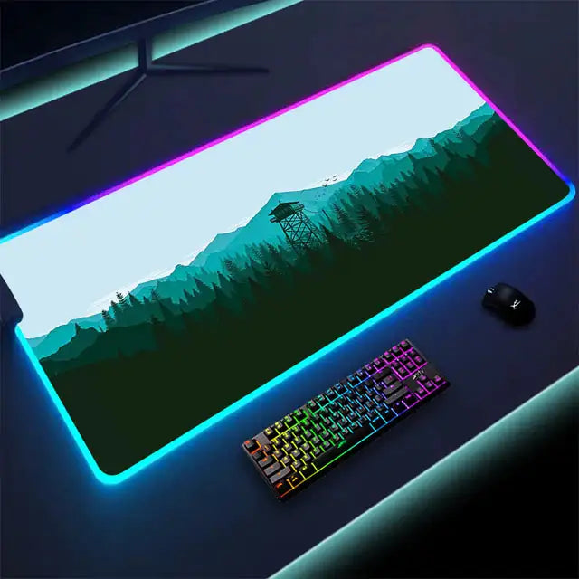 Luminous LED Lighting Mouse Pad